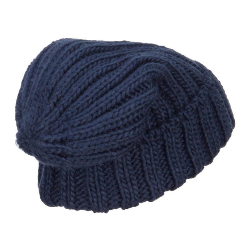 Deep Crown Cuff Long Beanie