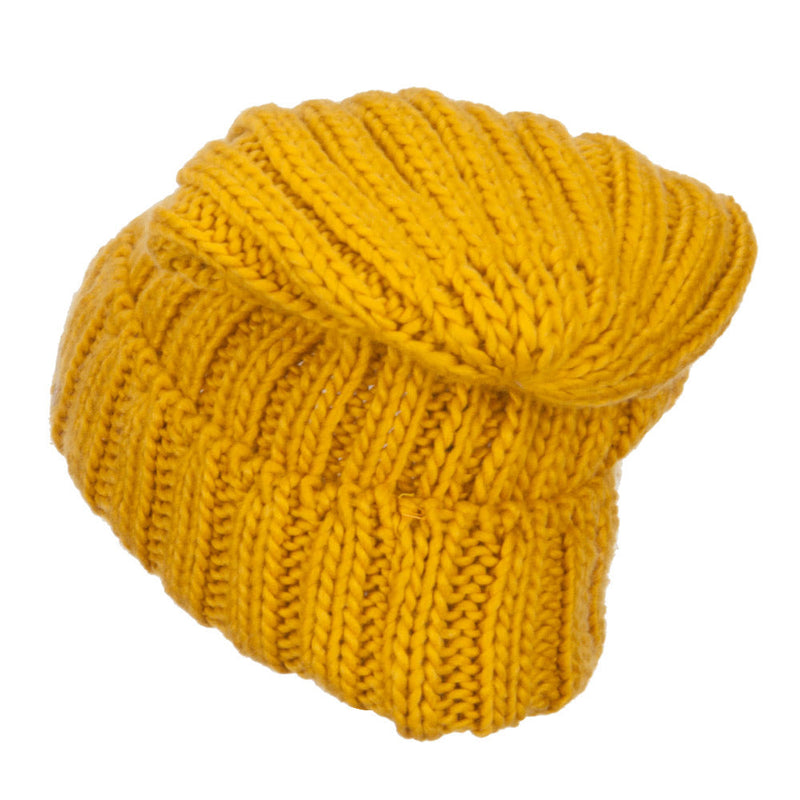 Deep Crown Cuff Long Beanie