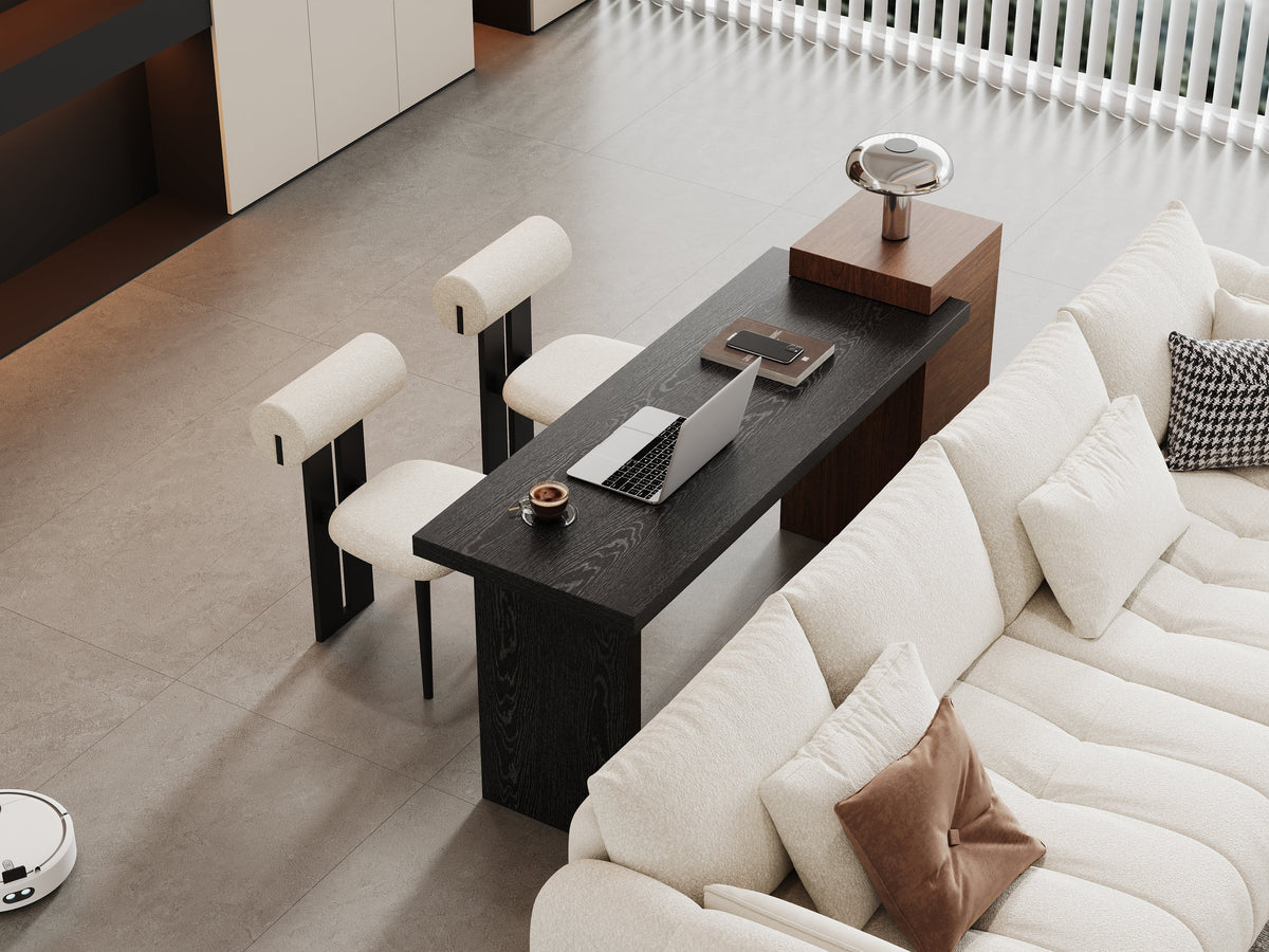 Modern Two-Tone Sofa Side Table, photo 5 of 9