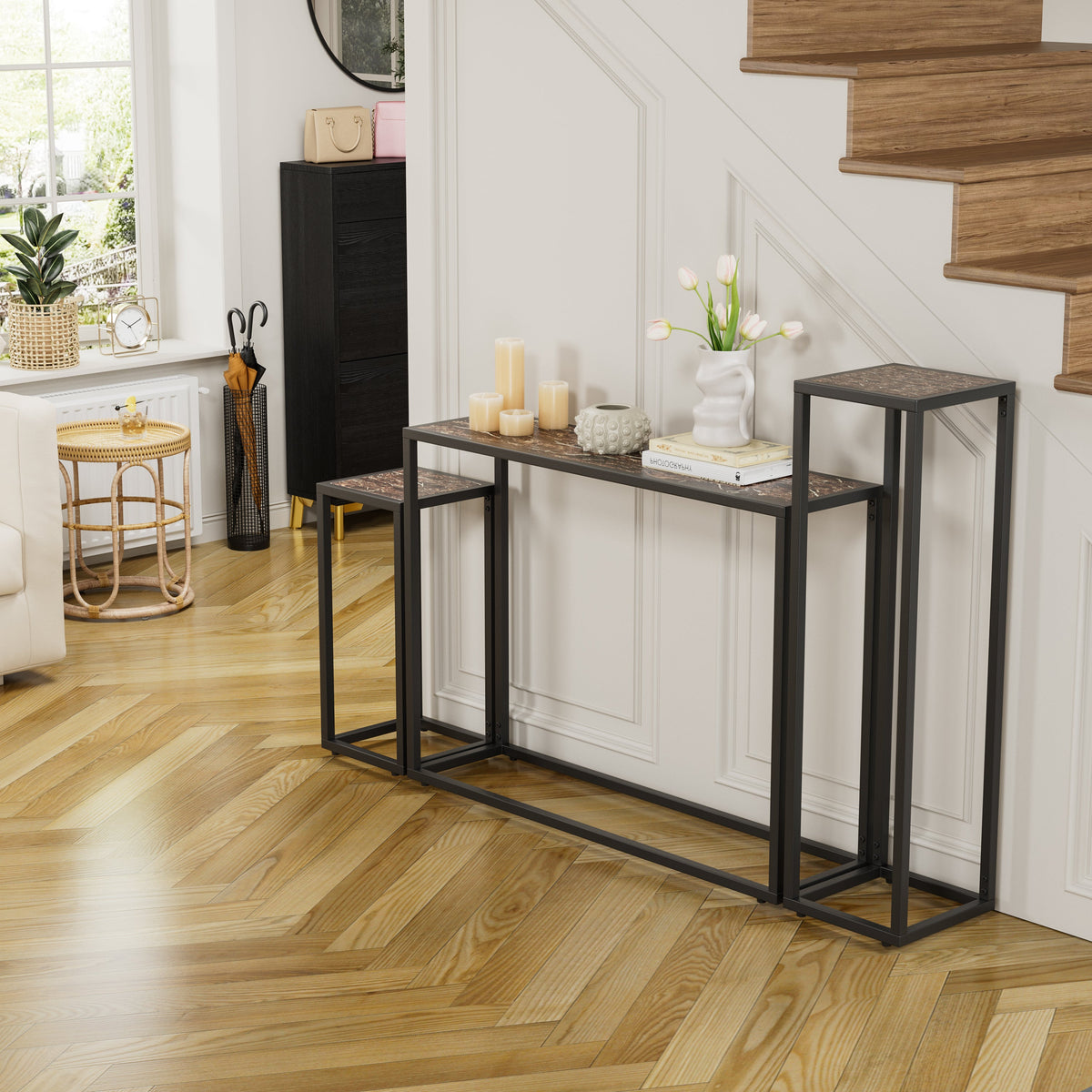 3-Piece Set of Narrow Table, photo 2 of 10