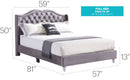 Upholstered Bed Transitional by HouseOfZazla