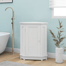 Bathroom Cabinet Triangle Corner Storage Cabinet With Adjustable Shelf Modern Style by HouseOfZazla