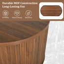 Lift Top Coffee Table With Hidden Compartment, Modern Oval Lift Tabletop For Home Living Room by HouseOfZazla