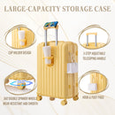 3-Piece ABS Spinner Wheel Luggage Set in Yellow