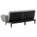 Caufield - Tufted Convertible Sofa Bed Upholstered - Gray by HouseOfZazla