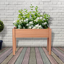 Wooden Raised Garden Bed with Legs for Growing Flowers, Herbs, Fruits & Vegetables