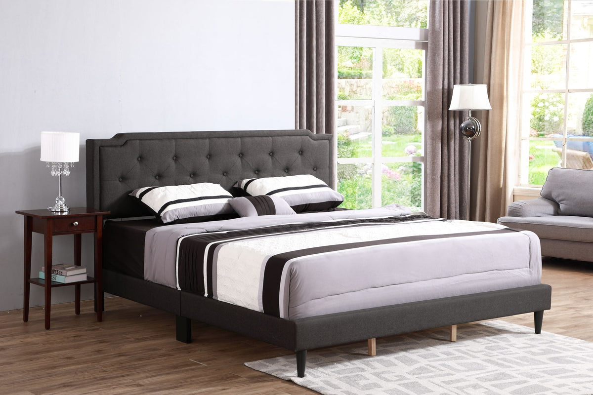 Button Tufted Bed Charming For Cozy Spaces, photo 14 of 40