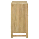 Ashton - 3 Door Accent Cabinet - Natural by HouseOfZazla