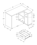 Computer Desk, Home Office, Corner, Storage Drawers, L Shape, Contemporary & Modern by HouseOfZazla