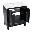 Bathroom Vanity With Sink, Soft Closing Door, Multi Functional Storage by HouseOfZazla