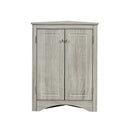 Triangle Bathroom Storage Cabinet With Adjustable Shelves, Freestanding Floor Cabinet For Home Kitchen by HouseOfZazla