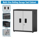 Metal Tool Garage Storage Cabinet with 2 Doors and Lock by HouseOfZazla