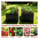 2 Pack Metal Raised Garden Bed Kit Outdoor - 8x4x2 FT Galvanized Planter Boxes Set by HouseOfZazla