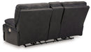 Mountainous - Power Reclining Loveseat With Console /Adj Headrest - Eclipse