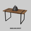 Rectangular Dining Table, 4 - 6 Person Capacity - Wood