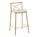 Modern Charlotte - Contemporary Fixed Height Counter Stool (Set of 2) by HouseOfZazla