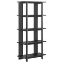 4-Tier Wooden Open Bookcase