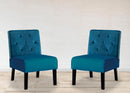 Reese - Living Room Armless Button Tufted Pattern Accent Chair (Set of 2) by Unique Piece Furniture