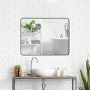 Wall Mirror Rectangular Mirror Metal Framed Mirror Vanity Mirror Dressing Mirror, For Bathroom, Living Room, Bedroom by HouseOfZazla