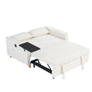 Pull Out Sofa With Movable Tabletop And USB Ports