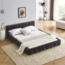 Modern Platform Bed Frame With Thick Fabric by Unique Piece Furniture
