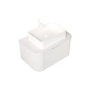 DINA 30" Bathroom Vanity & Sink with Floating Curved Edges and Storage Drawer by HouseOfZazla