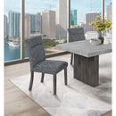Sharon - Dining Chair With Extended Back (Set of 2) - Gray by HouseOfZazla