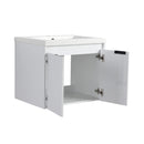 24" Bathroom Vanity With Resin Sink