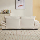 Walker Edison | Corduroy Cloud Loveseat Couch