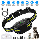 Dog Bark Collar Rechargeable Waterproof Beep Vibration Static Stimulation Bark Stopper Automatic Identification Collar with 6 Intensity Dual Modes