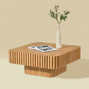 31.5 Inch Modern Handcraft Drum Coffee Table