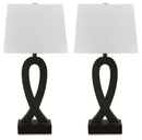 Markellton - Poly Table Lamp (Set of 2) - Black by Unique Piece Furniture