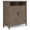 Ela - Medium Storage Cabinet - Smoky Brown by HouseOfZazla