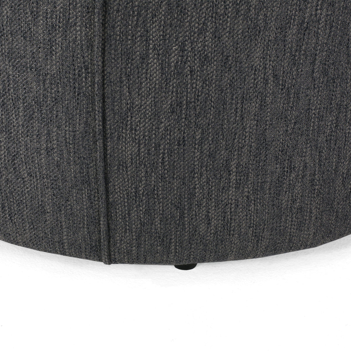 Contemporary Ottoman With Tonal Piping And Button Tuft Design, photo 6 of 8