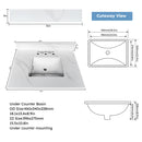 31-Inch Quartz Bathroom Vanity Top