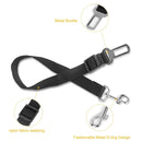 2Pcs Pet Dog Seat Belt Leash Adjustable Pet Dog Cat Safety Leads Harness Car Vehicle Nylon Fabric Seatbelt Strap by GBruno Store
