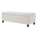 Upholstered Storage Ottoman Bench by HouseOfZazla
