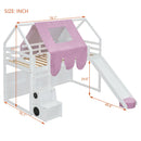 Loft Bed With House Shaped Frame And Tent by Unique Piece Furniture