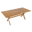 7 Pieces Acacia Wood Outdoor Dining Set with Cushions