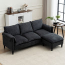 Convertible Combination Sofa With Footstools With Storage by Unique Piece Furniture
