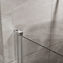 Pivot Shower Door, Tempered Glass, Semi Frameless by HouseOfZazla