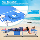 3-in-1 Heavy Duty Tanning Chair with Face Hole Adjustable