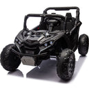 24V Two-Seater Kids Ride On UTV W/Parents Remote Control,Four-Wheel Suspension,Slow Start,Large wheel design,Anti-collision bar,Storage space,Music,USB,Bluetooth,Volume control,LED lights for Kids 3+.