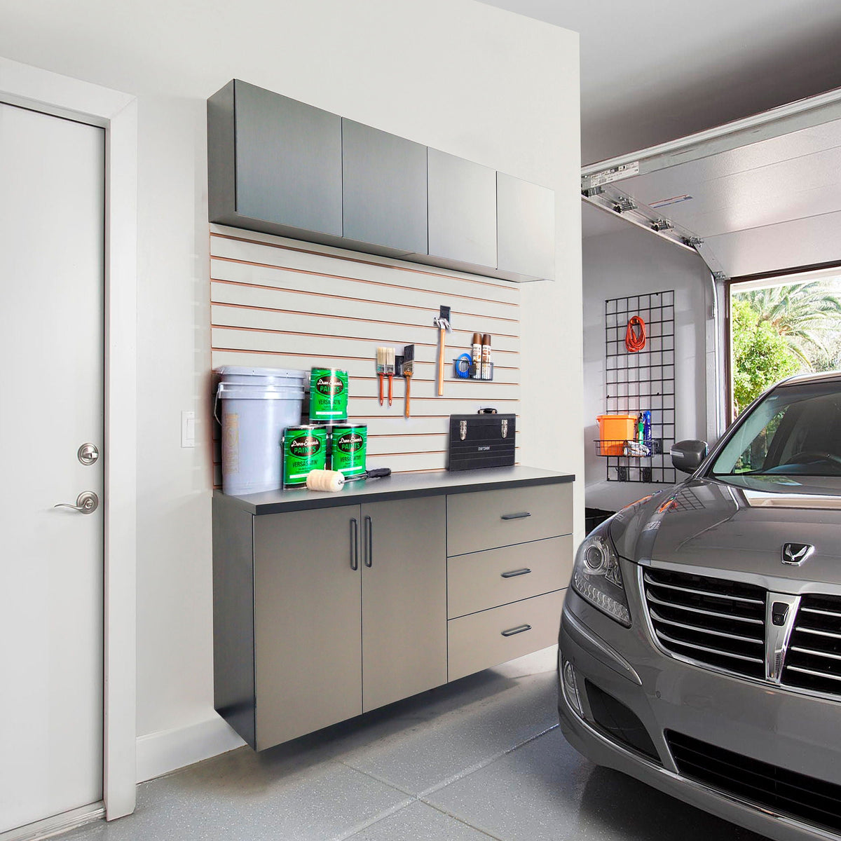 Astro Series - Garage Cabinet Set C With Soft Closing Drawers - Metallic Gray, photo 9 of 11