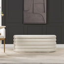 Fuji - Upholstered Oval Storage Bench by HouseOfZazla