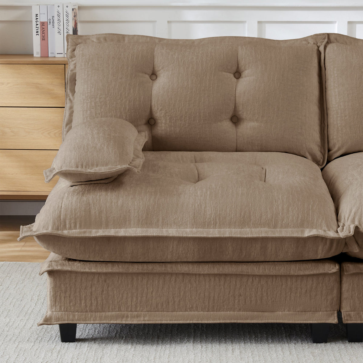 73 Inch LSF Chenille Sofa, photo 8 of 10