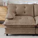 73 Inch LSF Chenille Sofa