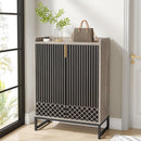 5 Tiers Shoe Storage Organizer With Doors by HouseOfZazla