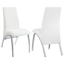 Darby - Upholstered Dining Side Chair (Set of 2) - White by HouseOfZazla