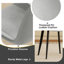 Modern Dining Chair With Carbon Steel Legs by Unique Piece Furniture
